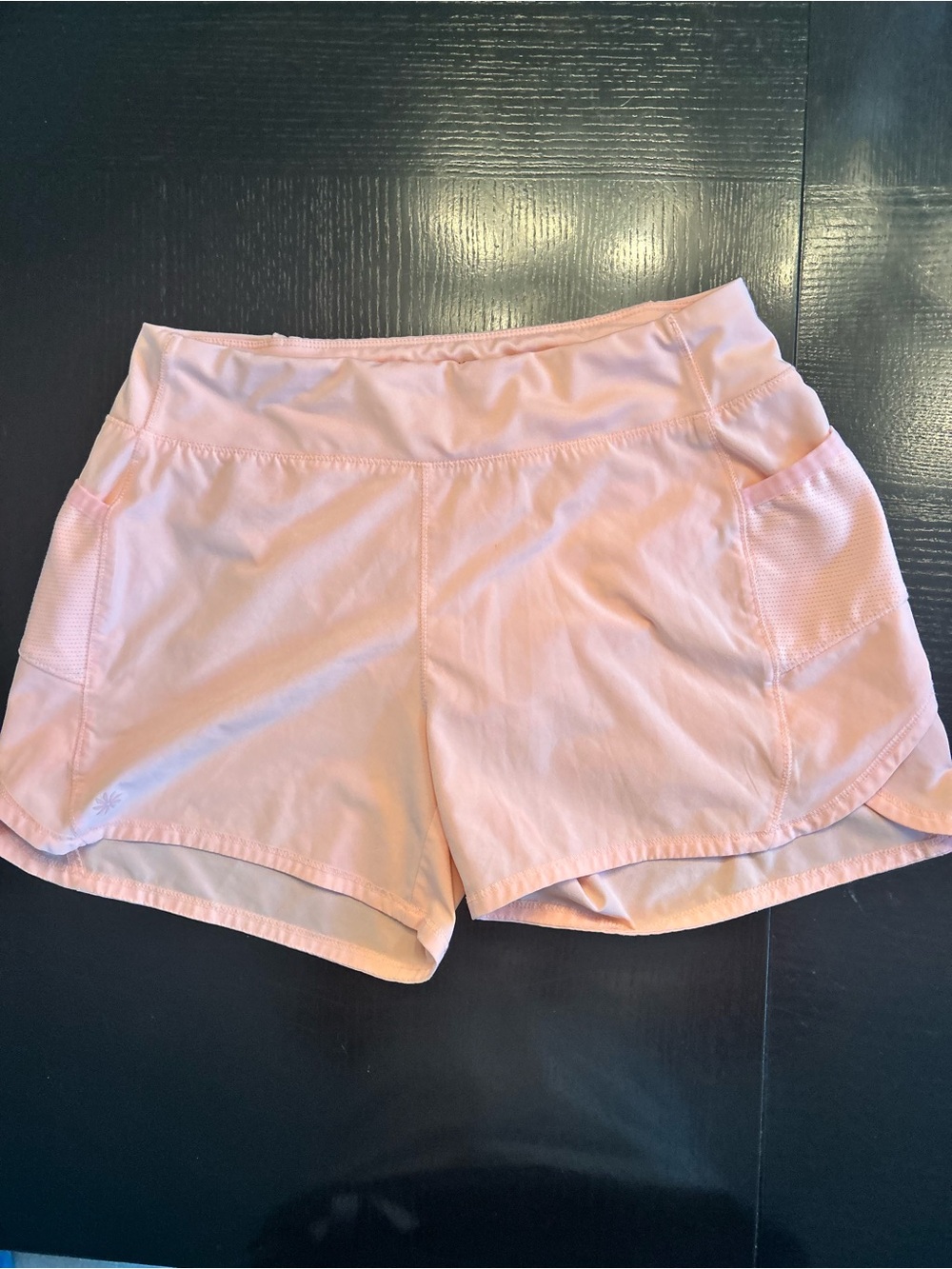 Athleta Light Pink Girls' Athletic Shorts with Side Pockets